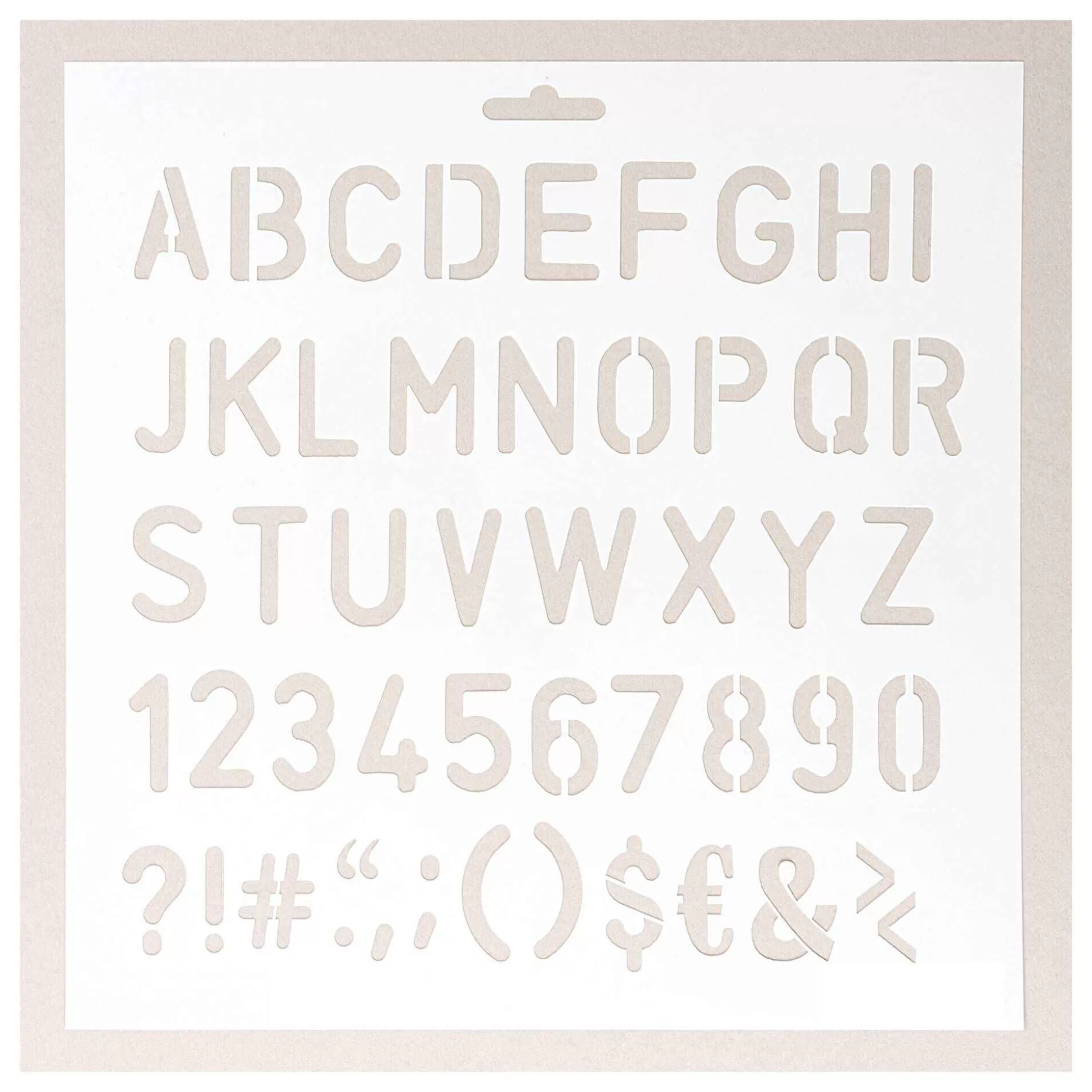 alphabet_stencil_25cm_x_25cm_1.webp Alphabet Stencil 25Cm X 25Cm-Hobbycraft Online
