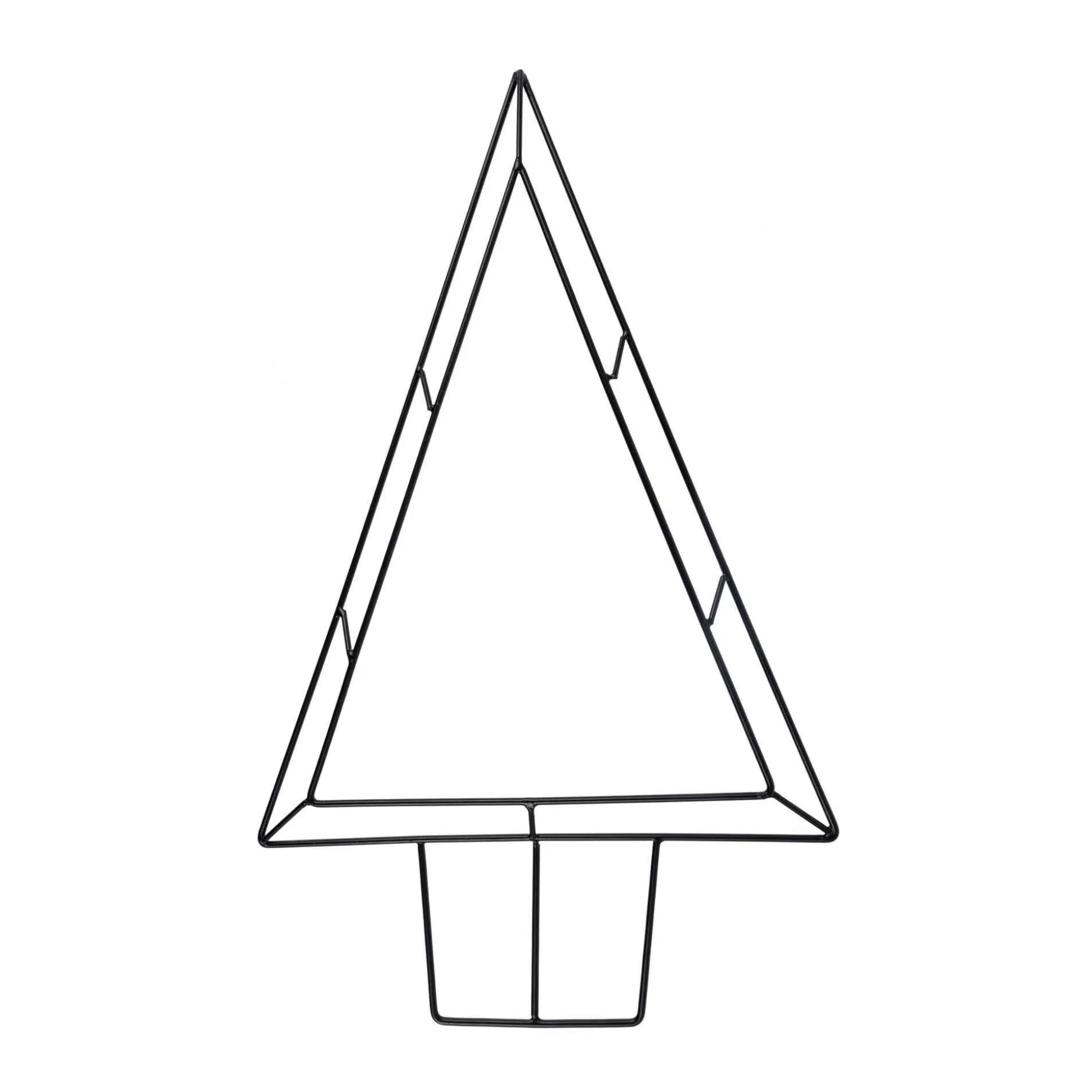 Black Layered Metal Tree Wreath Base 44Cm-Hobbycraft Best