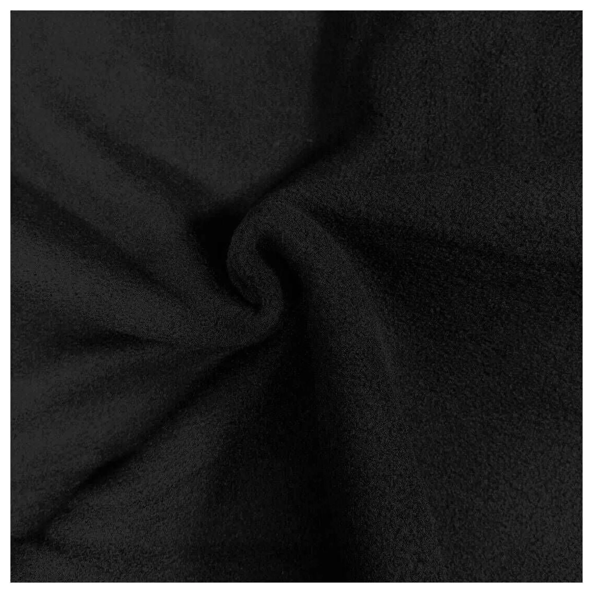 Black Polar Fleece Fabric By The Metre-Hobbycraft Online