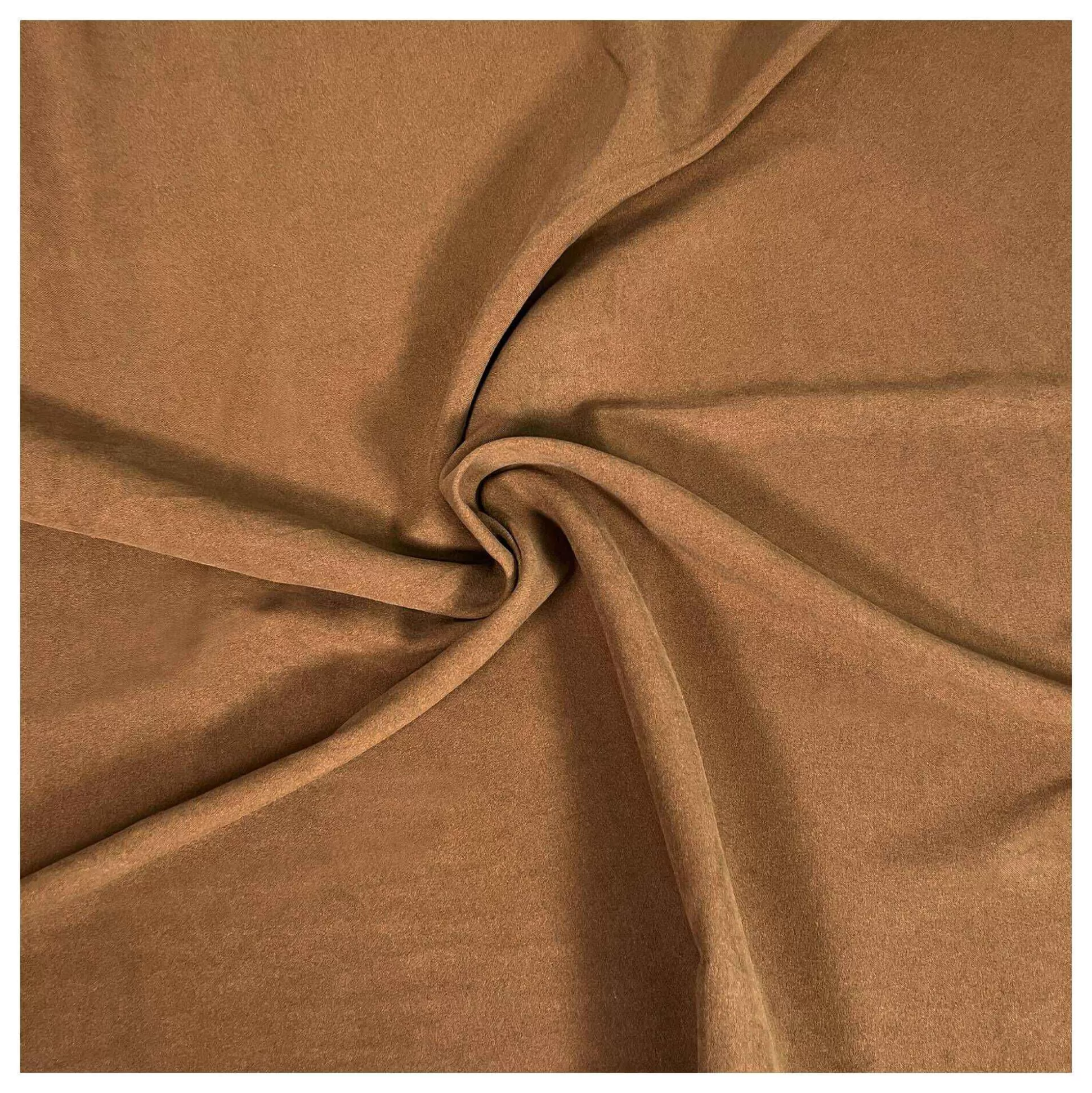Brown Poly Spandex Suede Fabric By The Metre-Hobbycraft Best