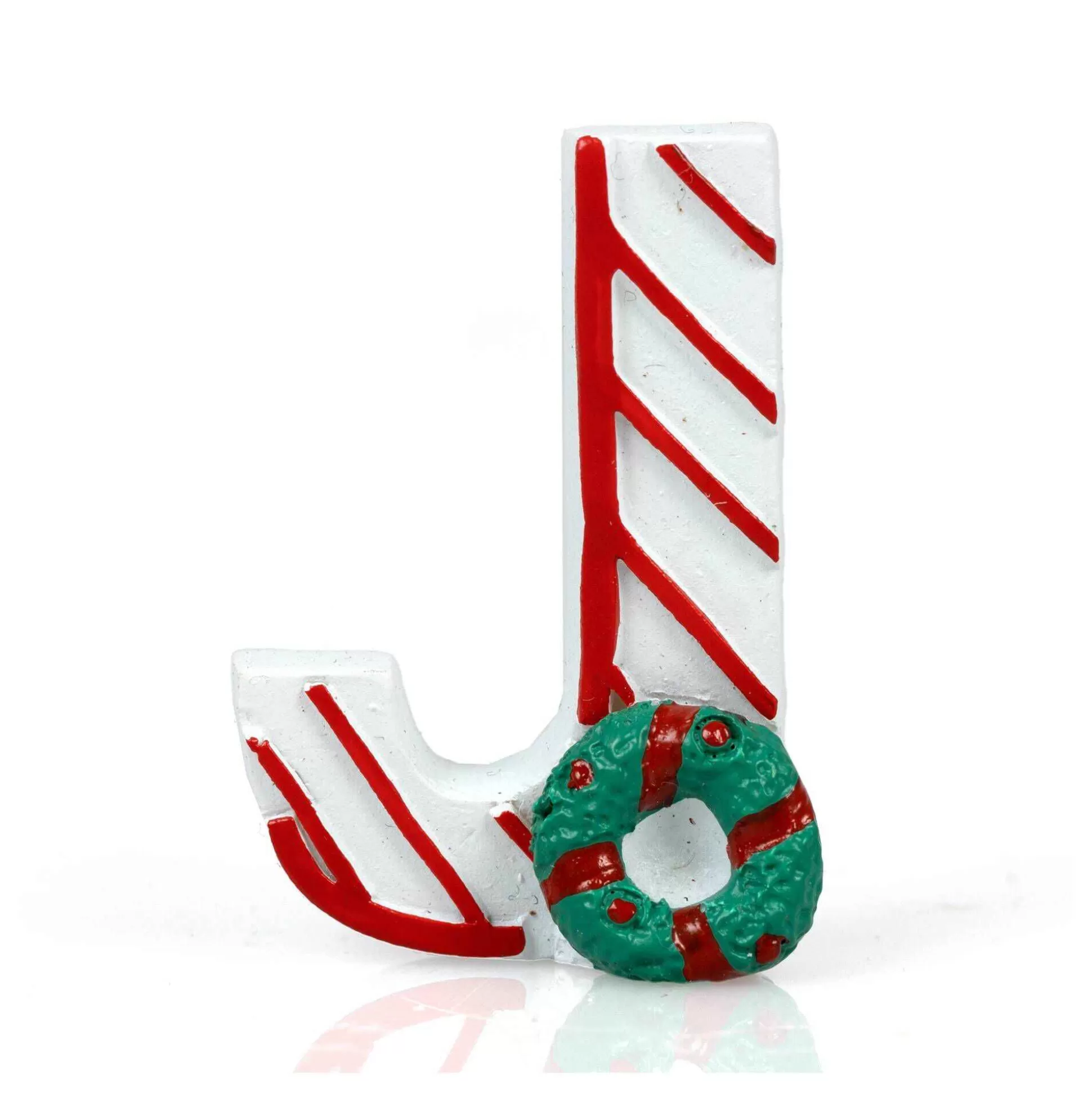 Christmas Resin Letter J Decoration 4Cm-Hobbycraft Flash Sale