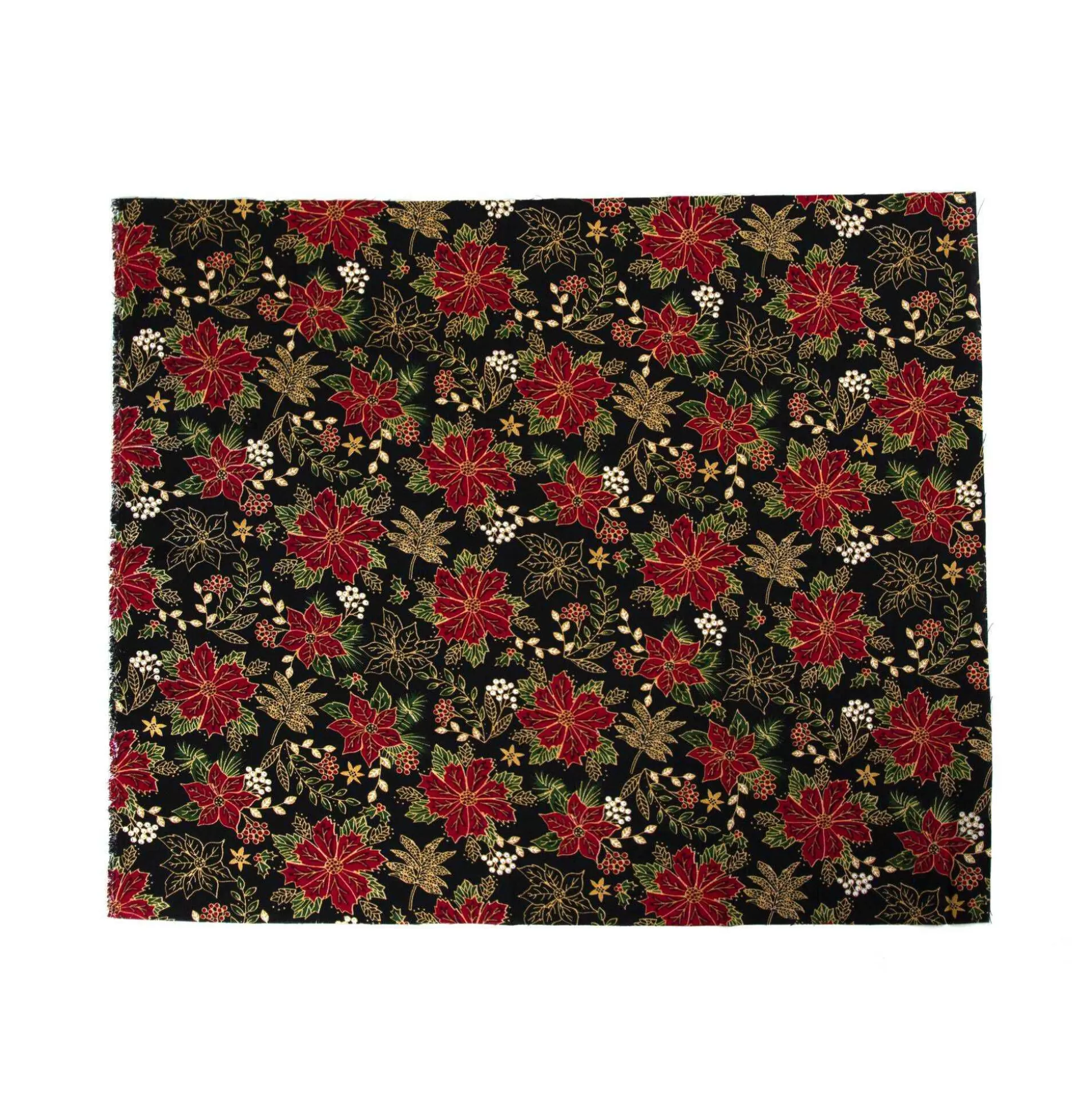 Classic Poinsettia Cotton Fat Quarters 5 Pack-Hobbycraft Store