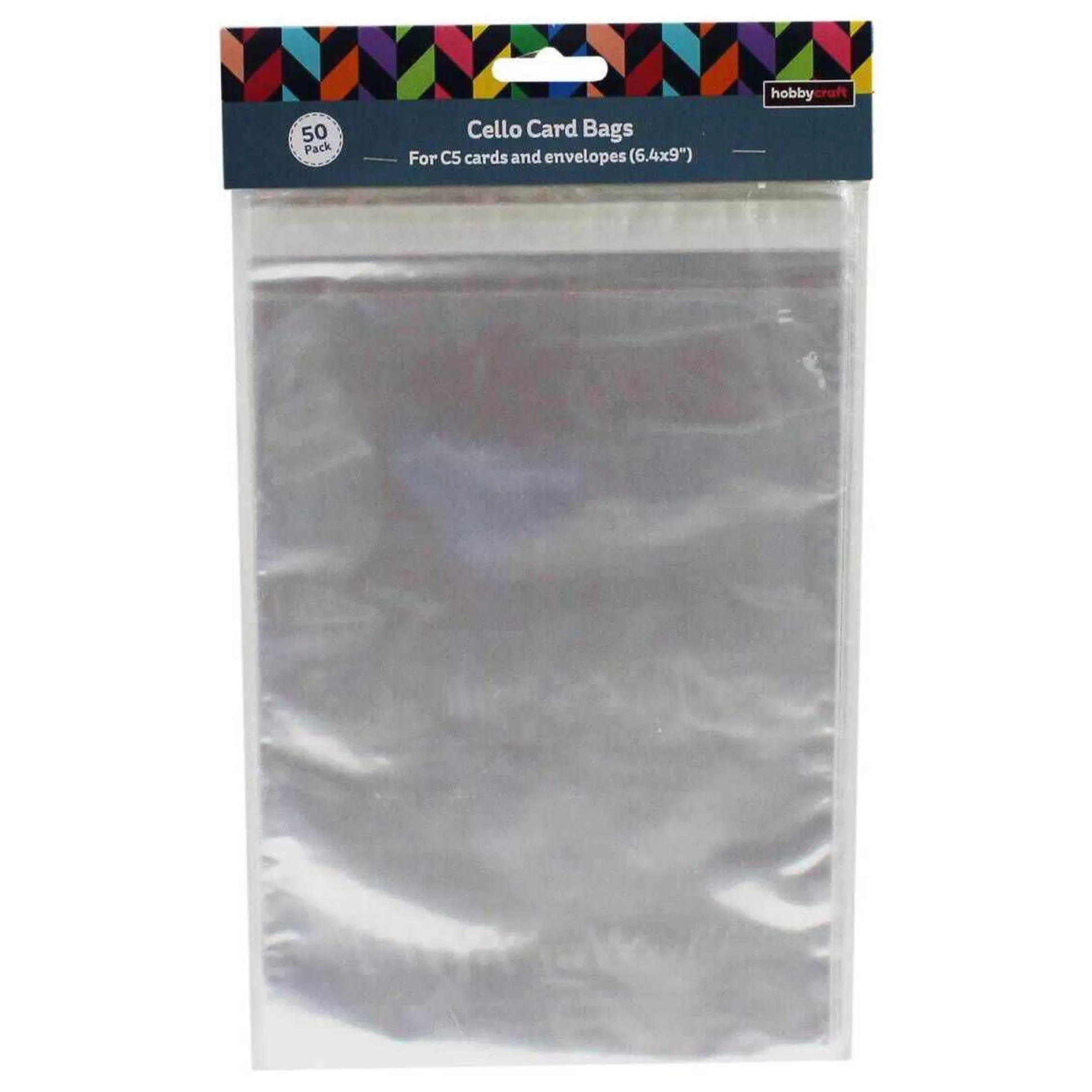 Clear Cello Bags C5 50 Pack-Hobbycraft Store