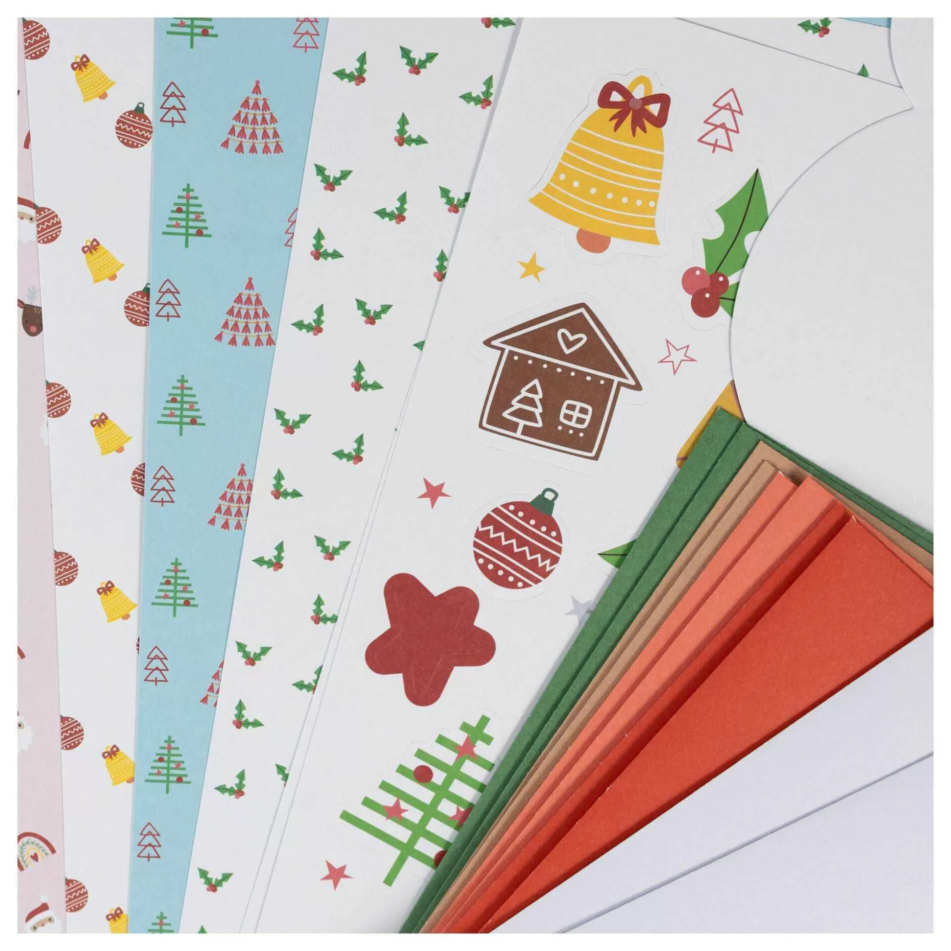 Fun Novelty Christmas Card Kit 5 X 7 Inches 10 Pack-Hobbycraft Shop