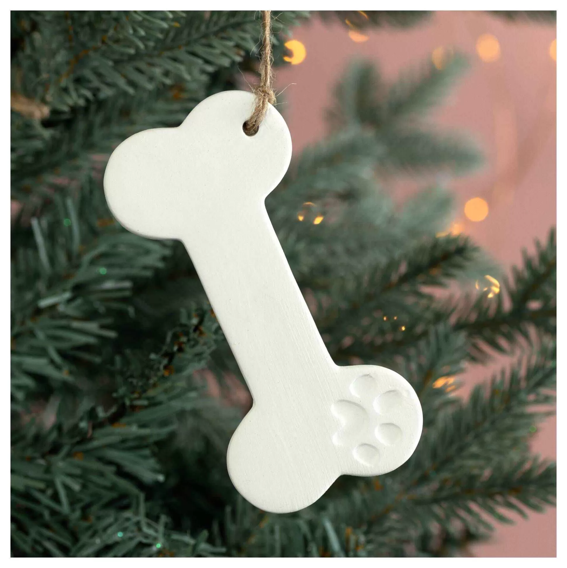 Hanging Ceramic Bone Decoration 10Cm-Hobbycraft Best Sale