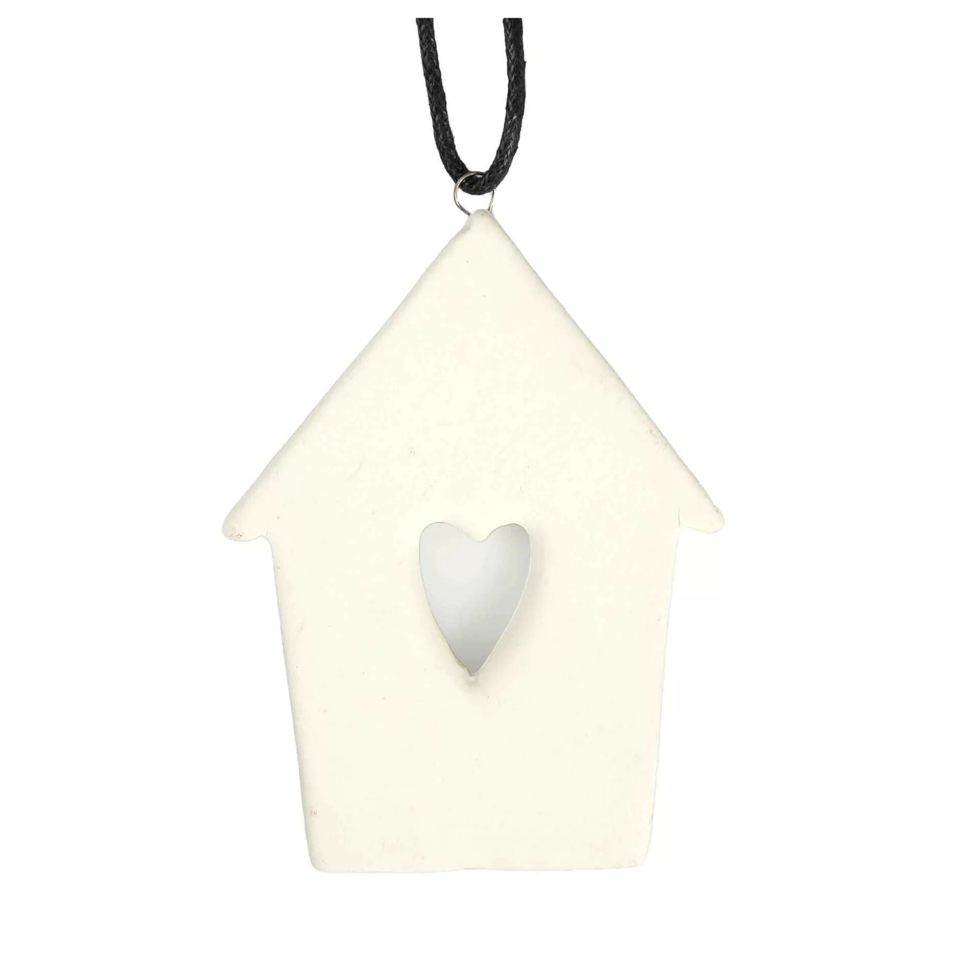 Hanging Ceramic Heart House Decoration 8Cm-Hobbycraft Online
