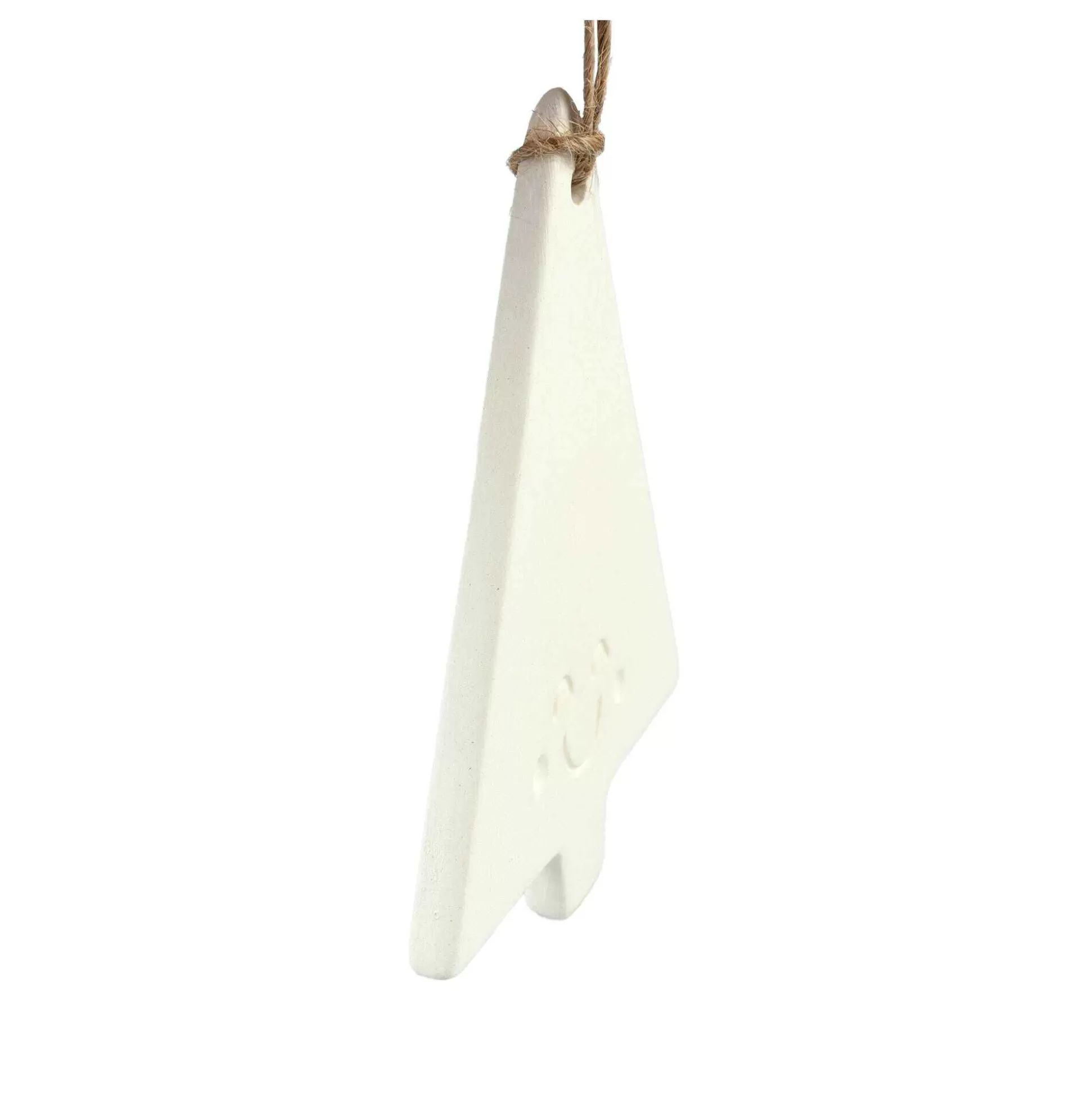 Hanging Ceramic Smiley Christmas Tree 10Cm-Hobbycraft Store