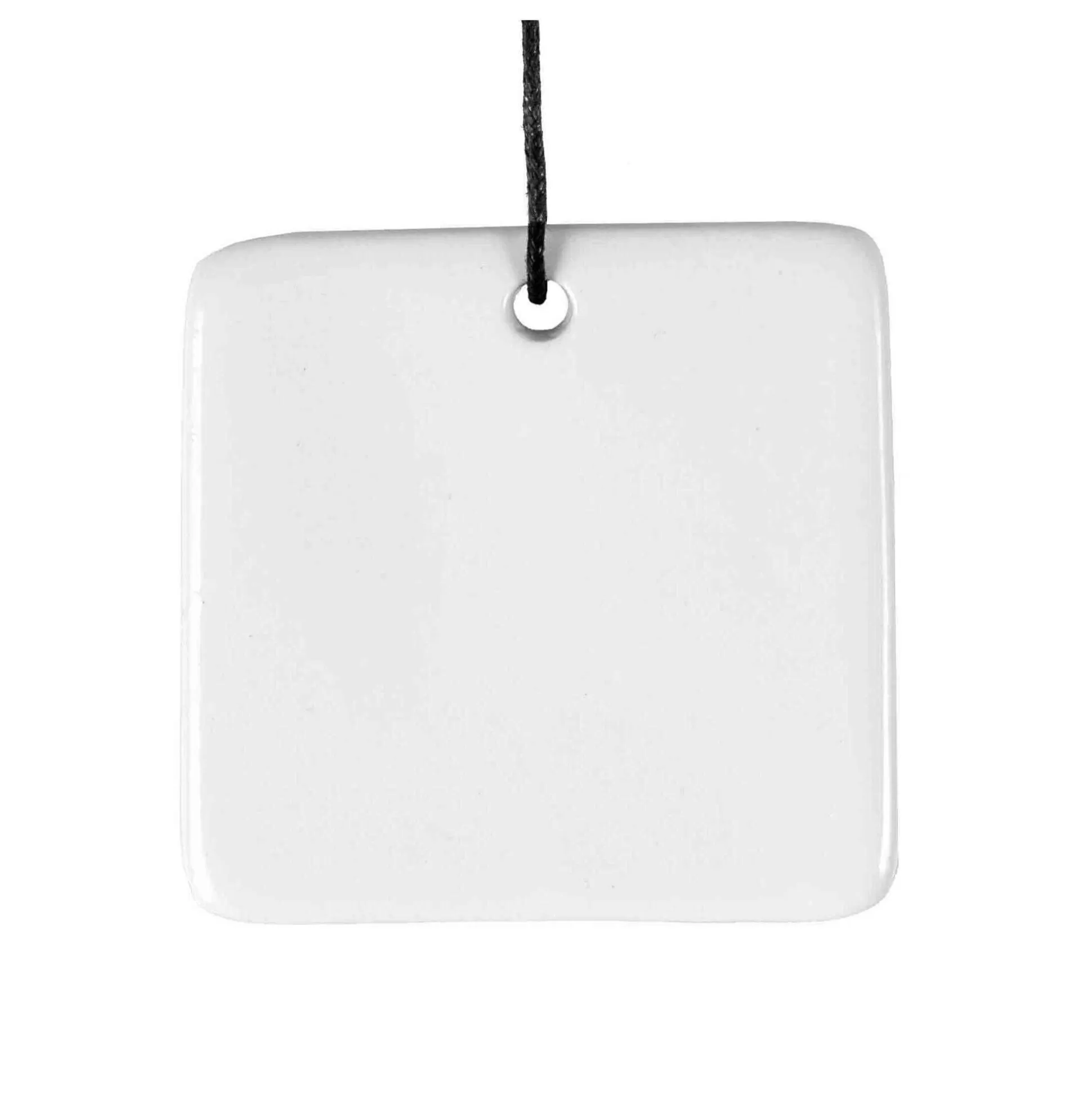 Hanging Ceramic Square Decoration 6Cm-Hobbycraft Store