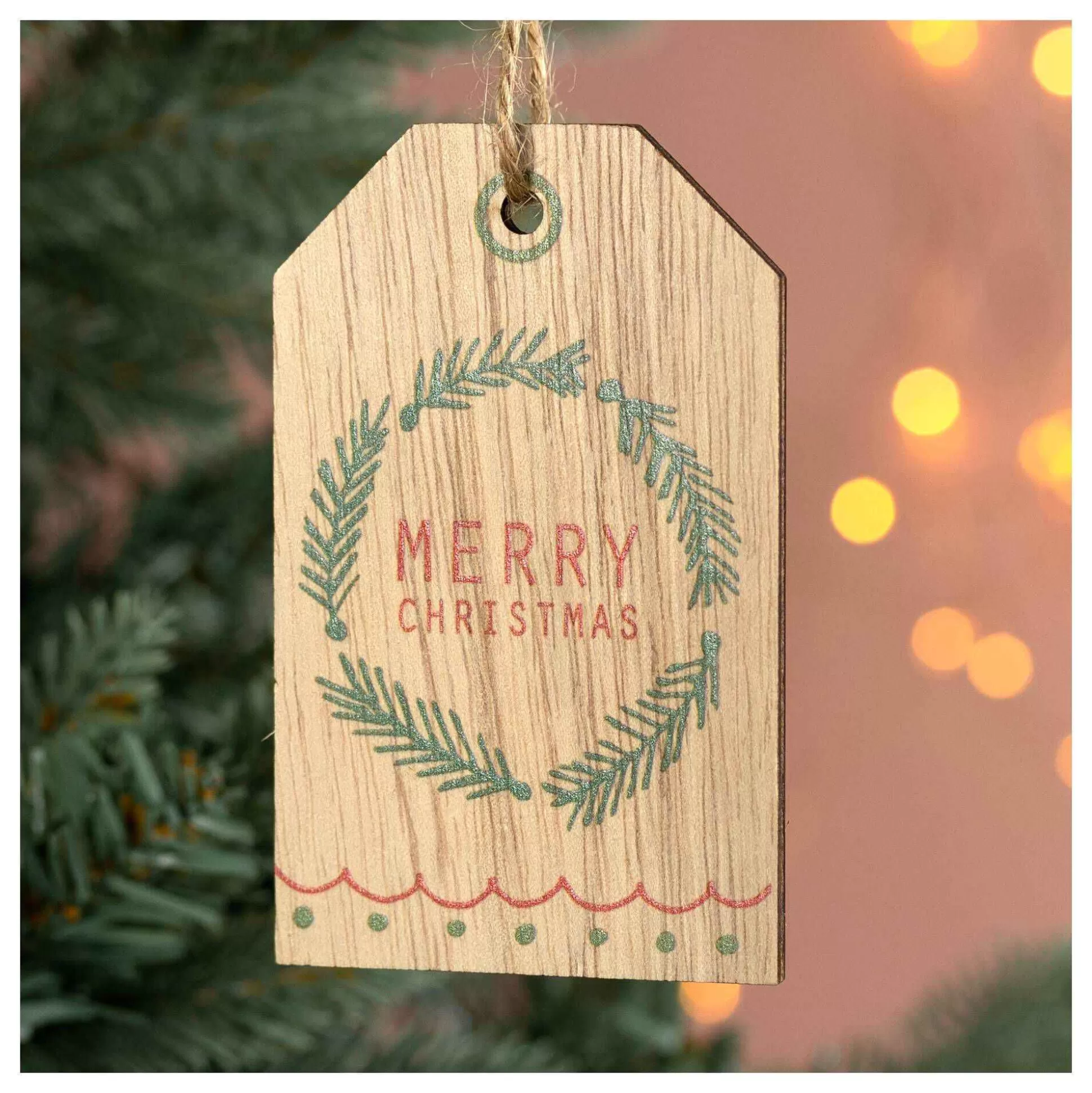 hanging_wooden_merry_christmas_tag_10cm_2.webp Hanging Wooden Merry Christmas Tag 10Cm-Hobbycraft Cheap