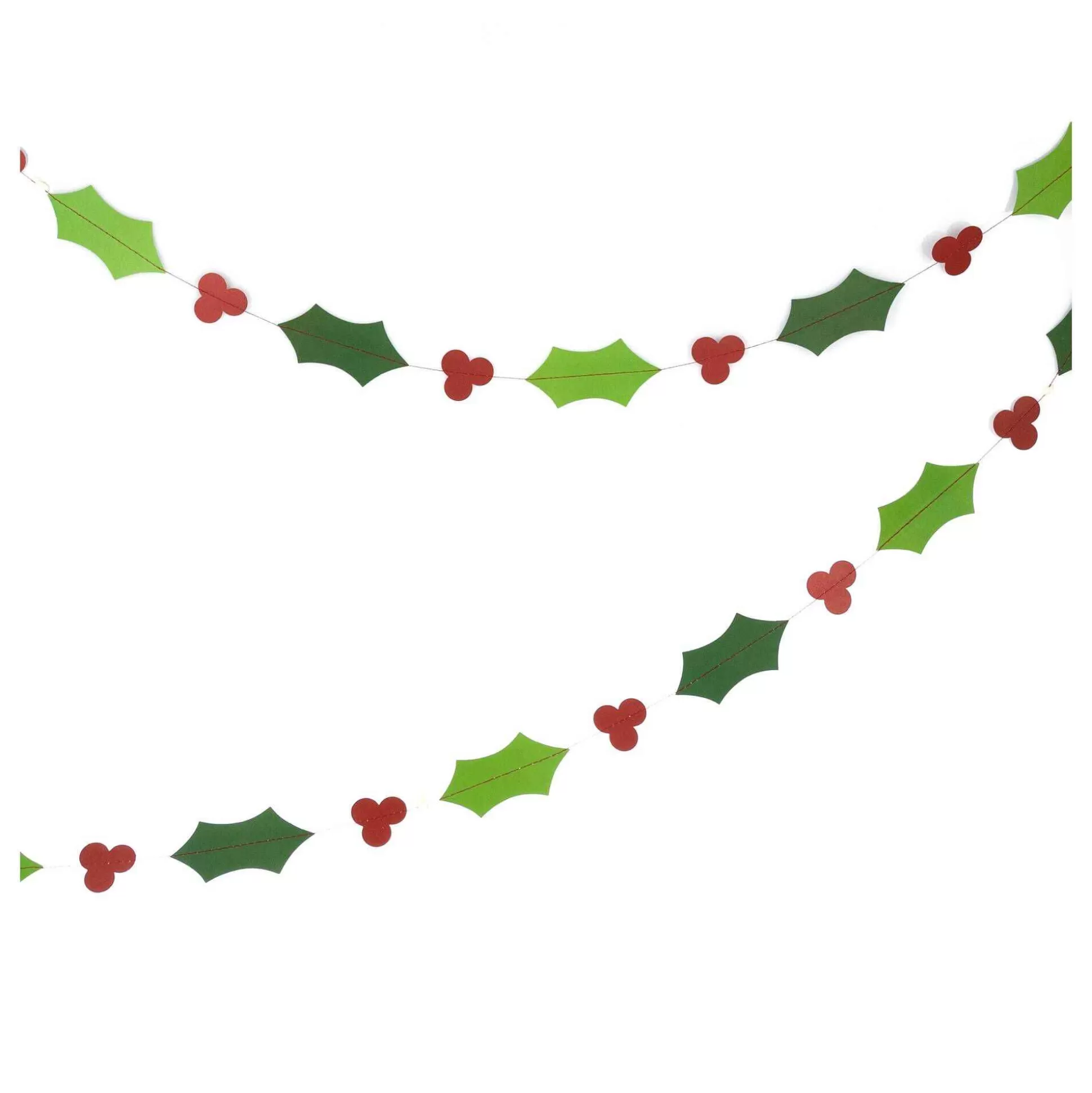Holly Paper Garland 2.4M-Hobbycraft New