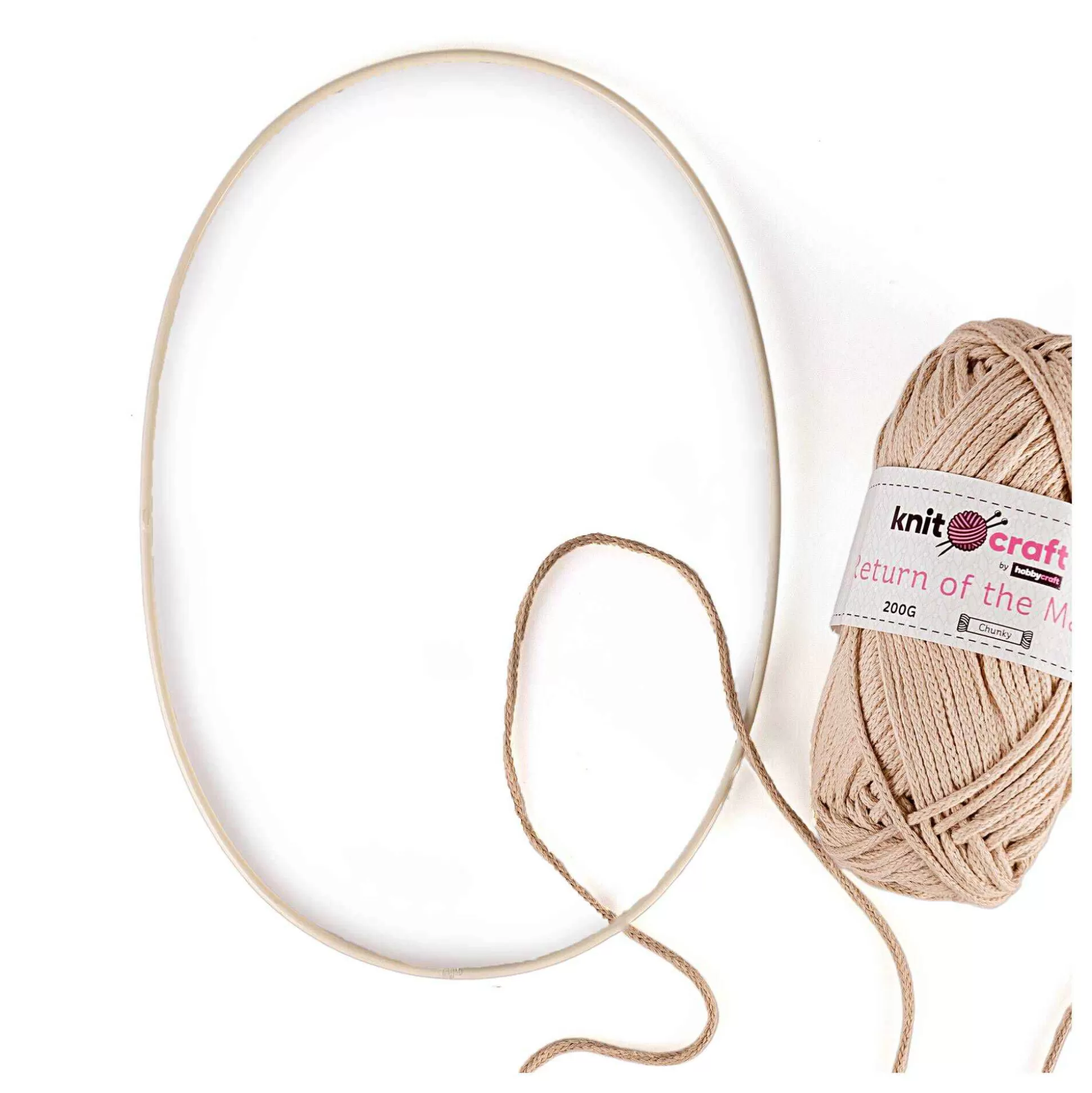 macrame_metal_oval_frame_28cm_2.webp Macrame Metal Oval Frame 28Cm-Hobbycraft Cheap