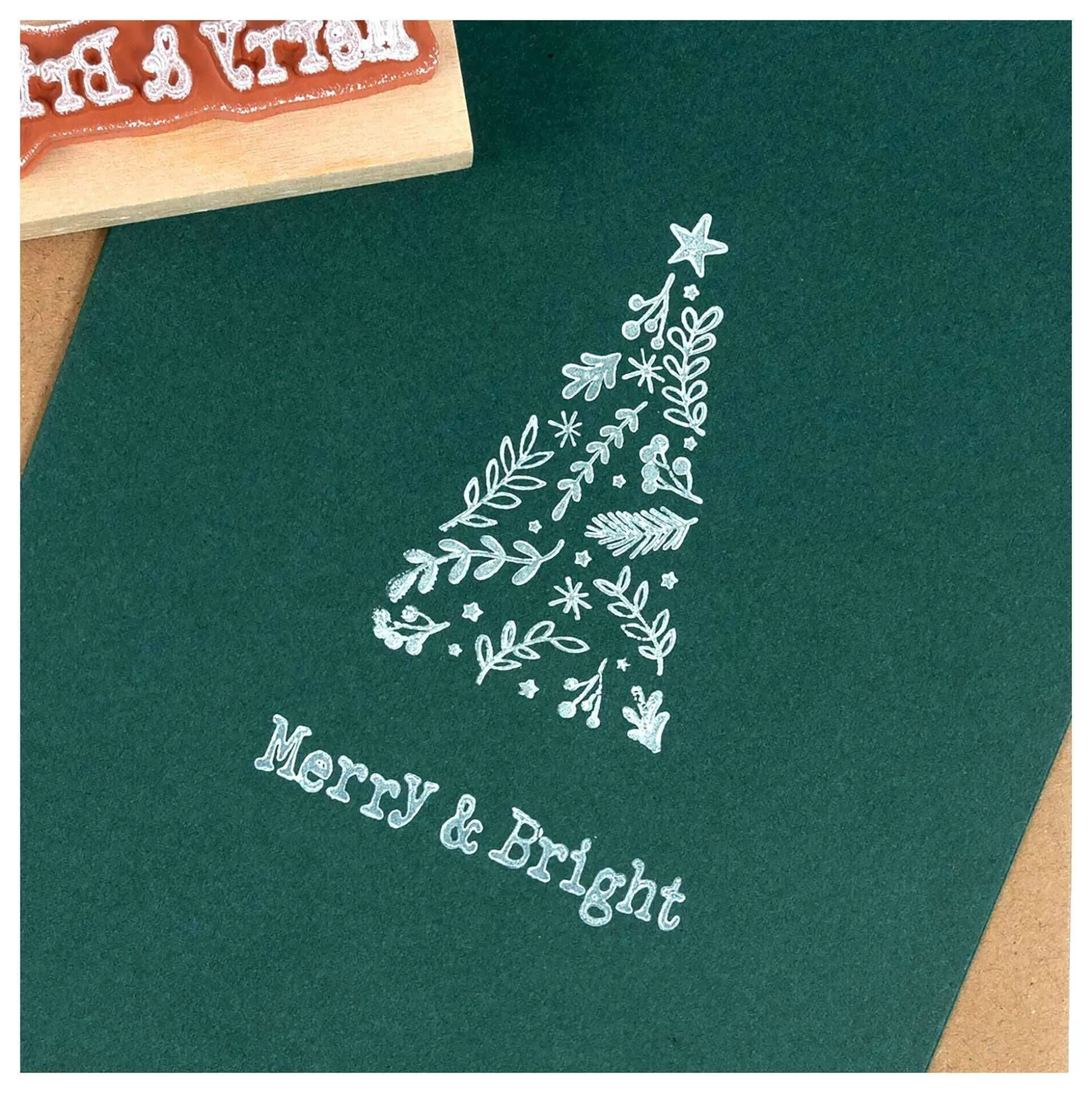 merry_and_bright_wooden_stamp_25cm_x_63cm_2.webp Merry And Bright Wooden Stamp 2.5Cm X 6.3Cm-Hobbycraft New
