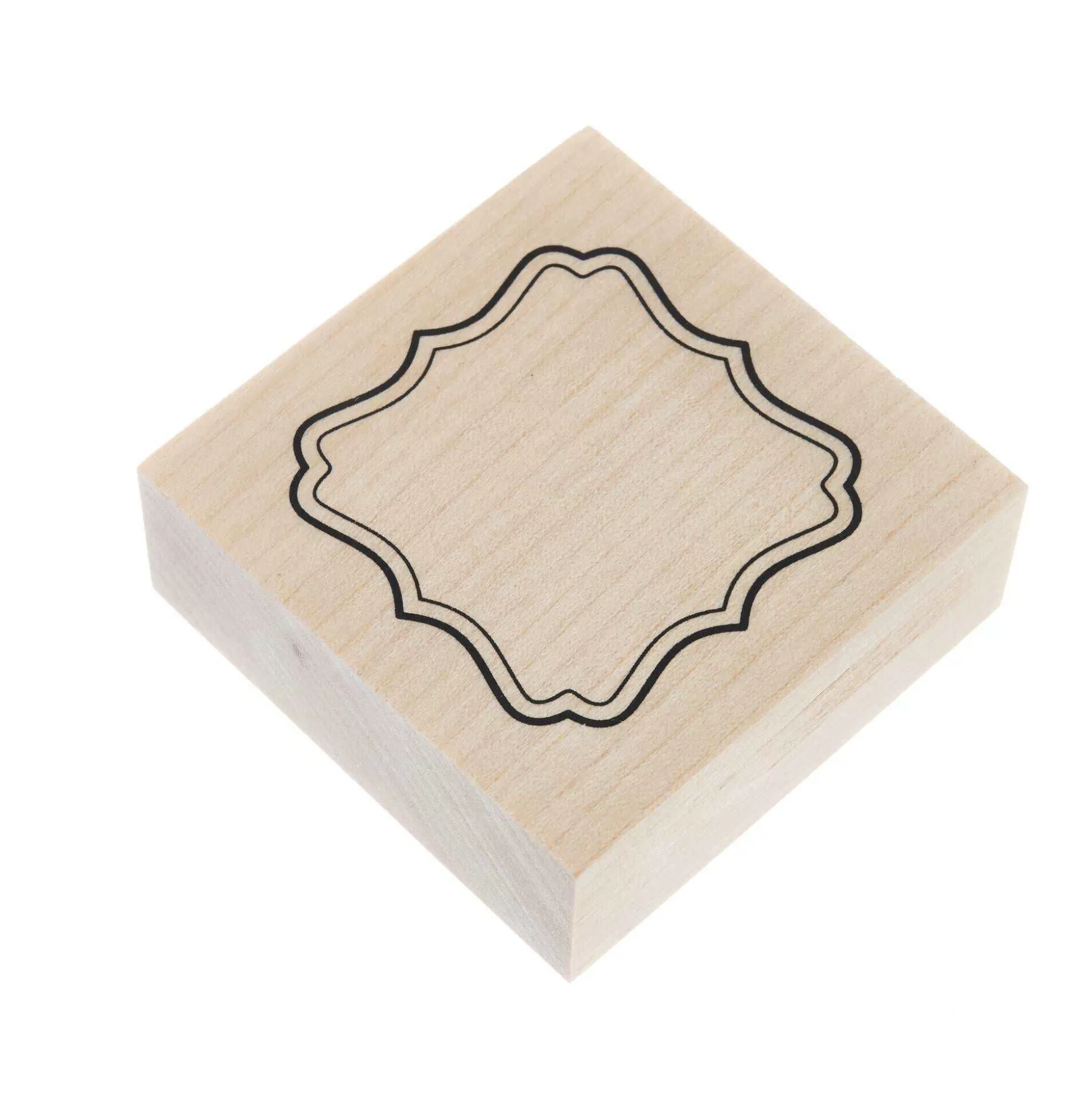 Outline Wooden Stamp 5Cm X 5Cm-Hobbycraft New