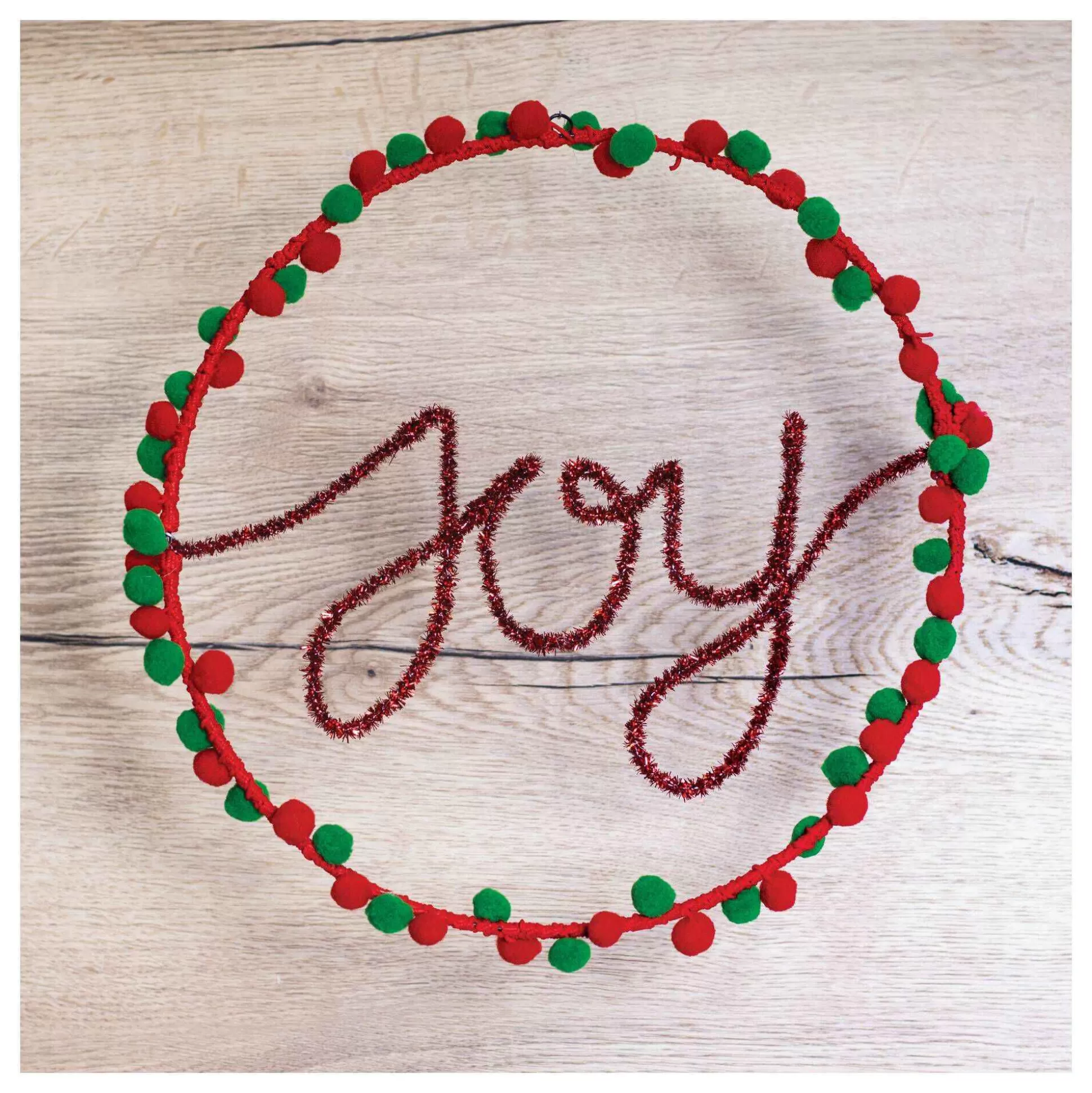 Red And Green 25Mm Pom Pom Trim By The Metre-Hobbycraft Best Sale