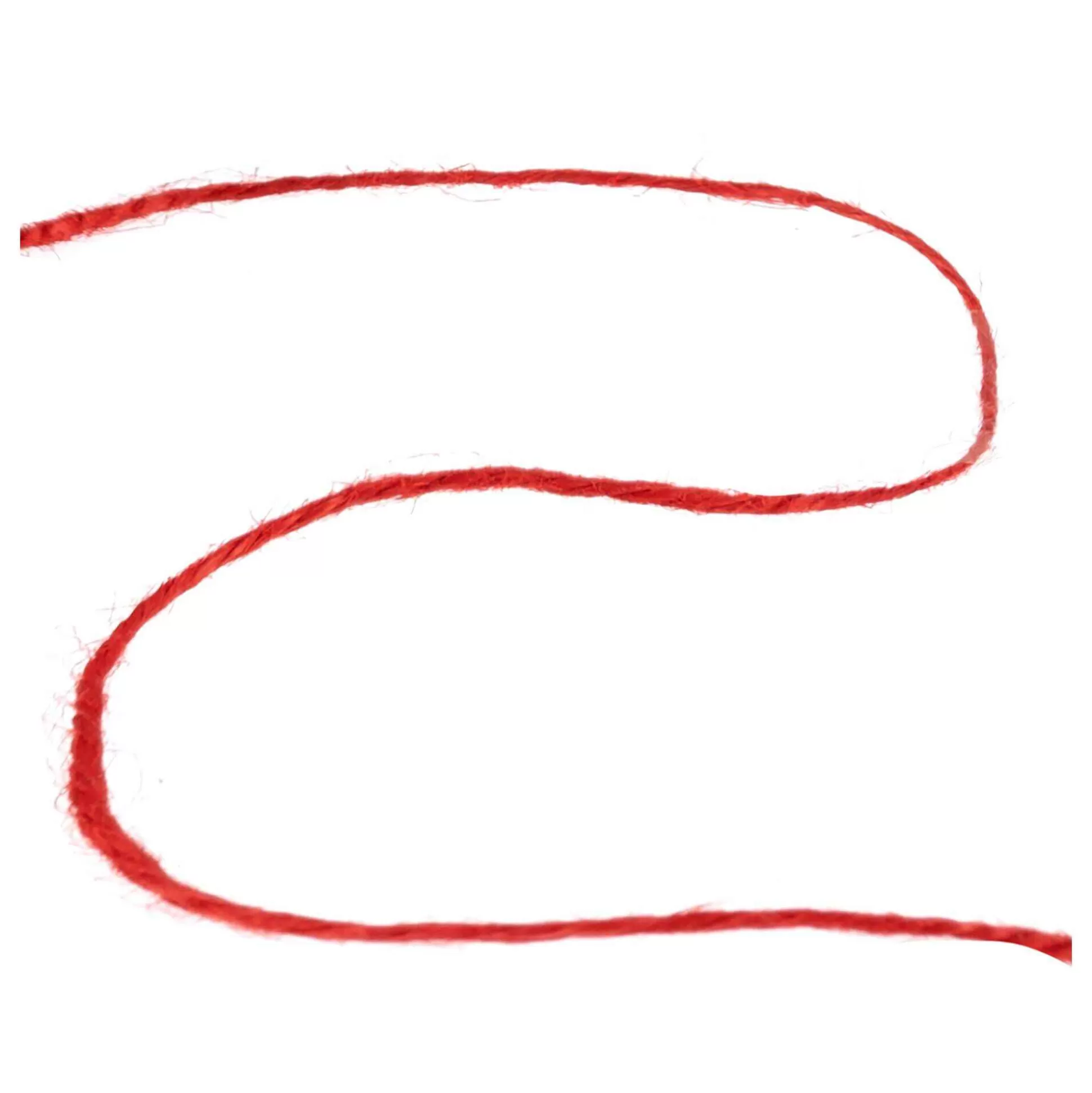 Red Jute Twine 2Mm X 27M-Hobbycraft New