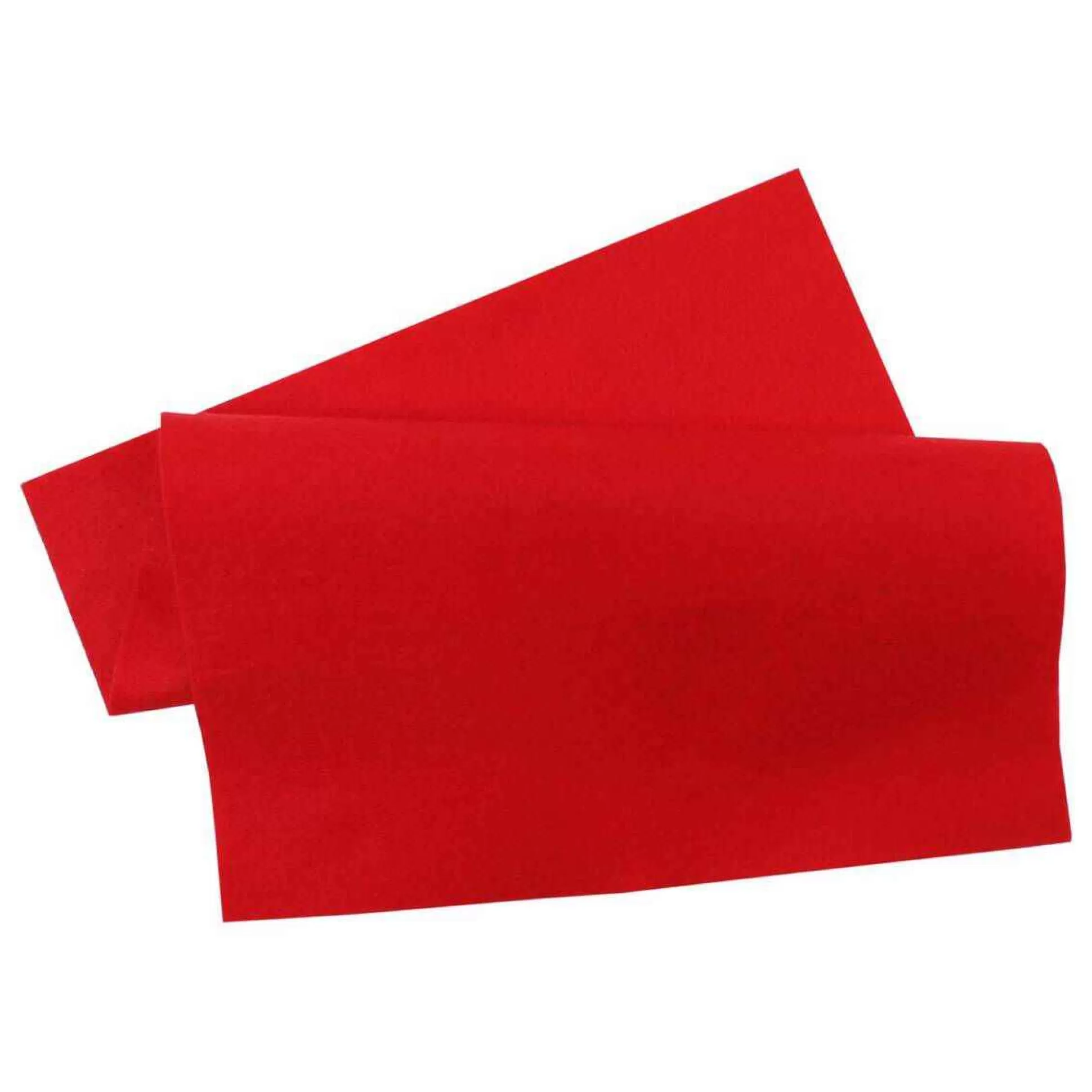 Red Polyester Felt Sheet A4-Hobbycraft Clearance