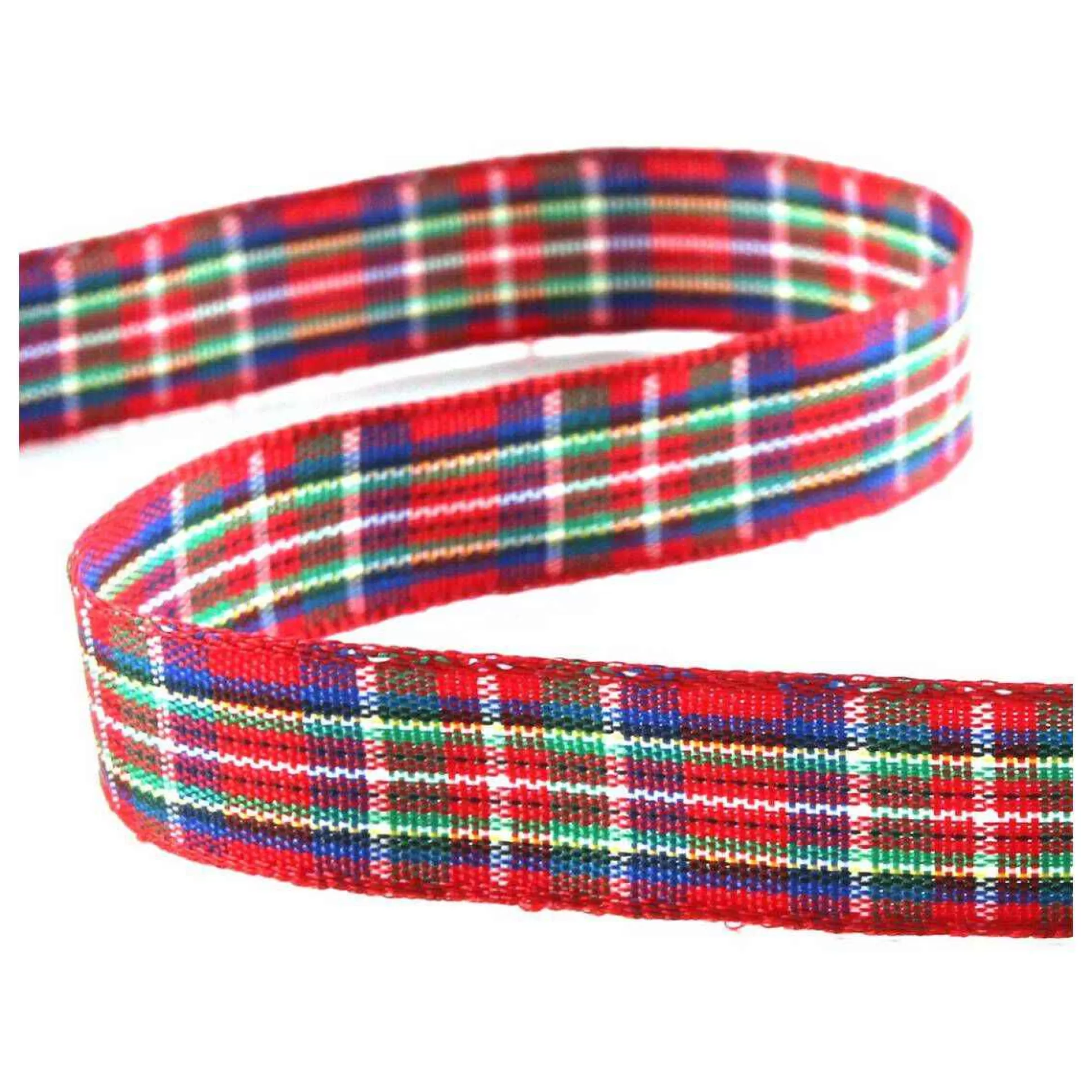 Red Tartan Ribbon 12Mm X 5M-Hobbycraft Flash Sale