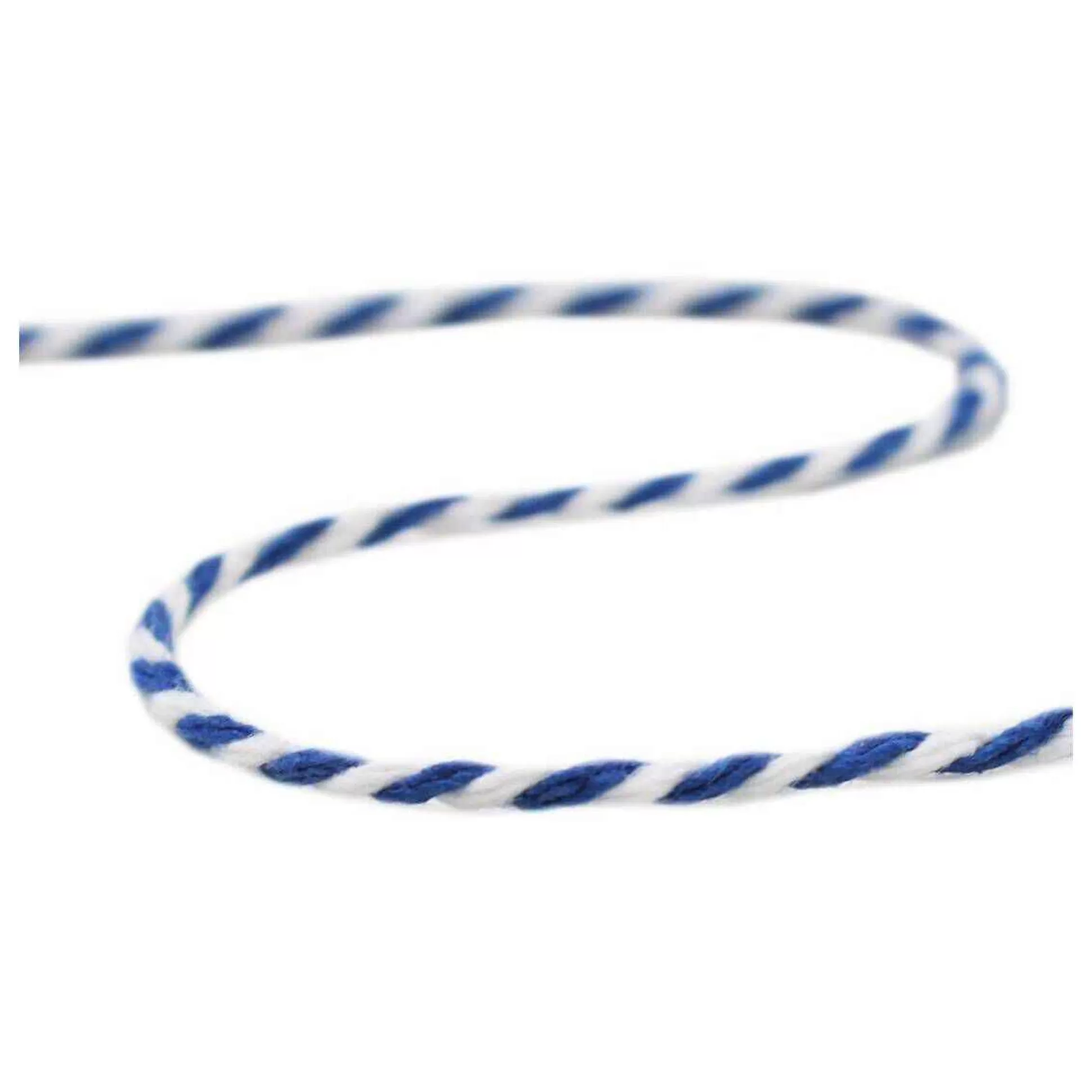 Royal Blue And White Knot Cord 2Mm X 8M-Hobbycraft New
