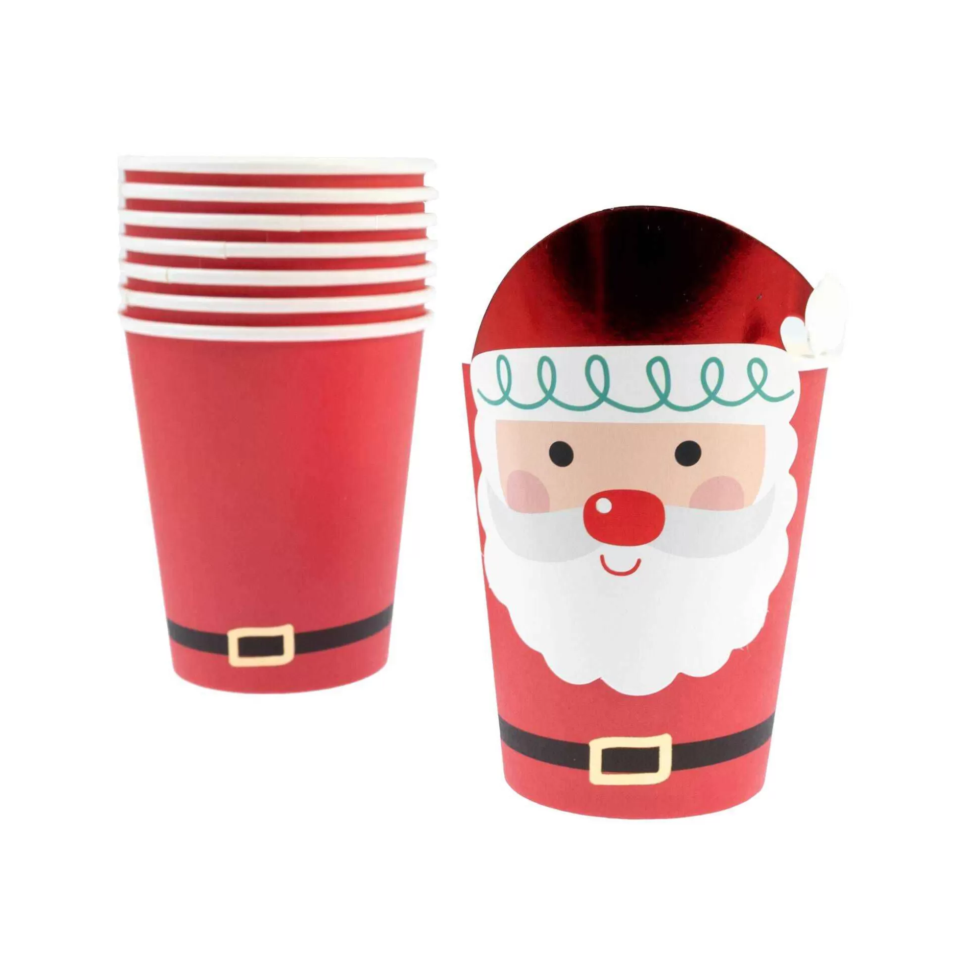 santa_party_cups_8_pack_1.webp Santa Party Cups 8 Pack-Hobbycraft Cheap