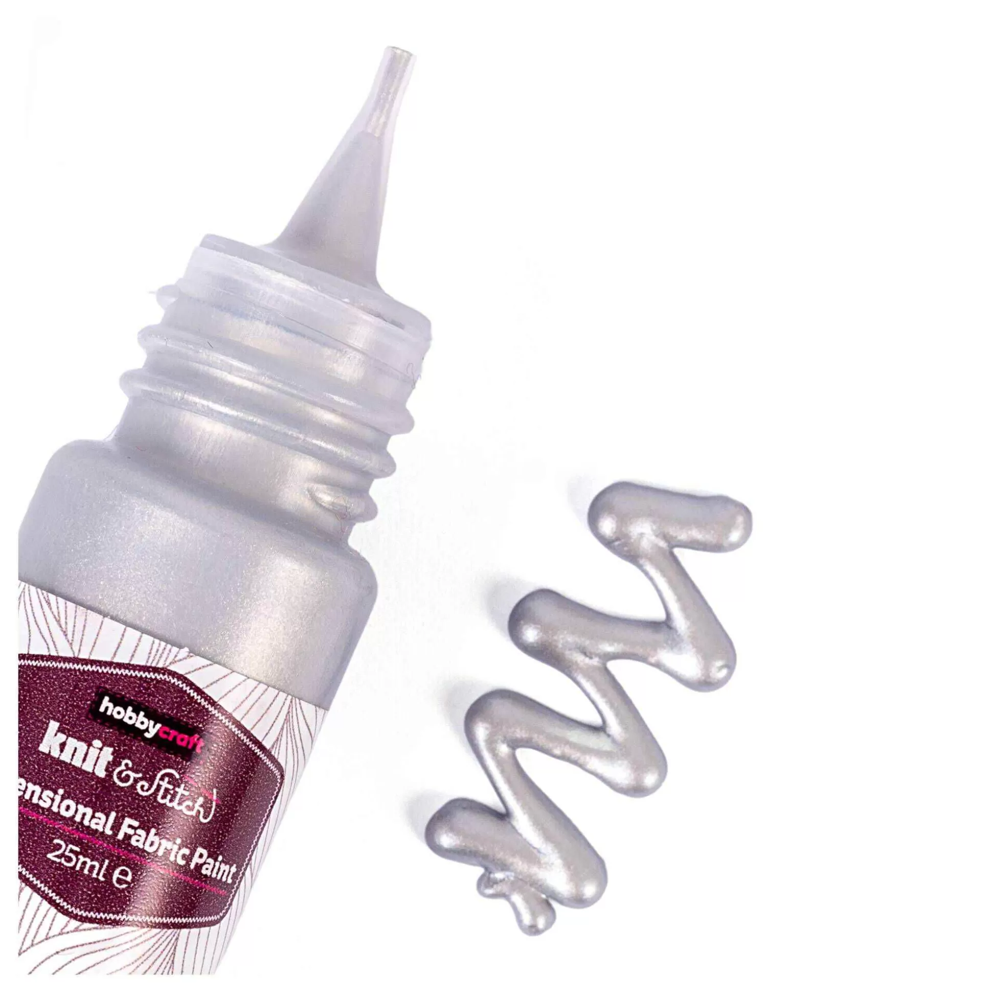 Silver Dimensional Fabric Paint 25Ml-Hobbycraft Best Sale