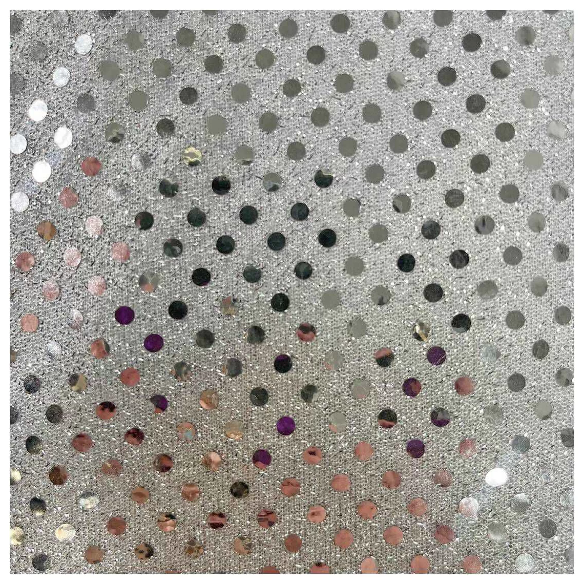 Silver Sequin Polyester Jersey Fabric By The Metre-Hobbycraft Sale