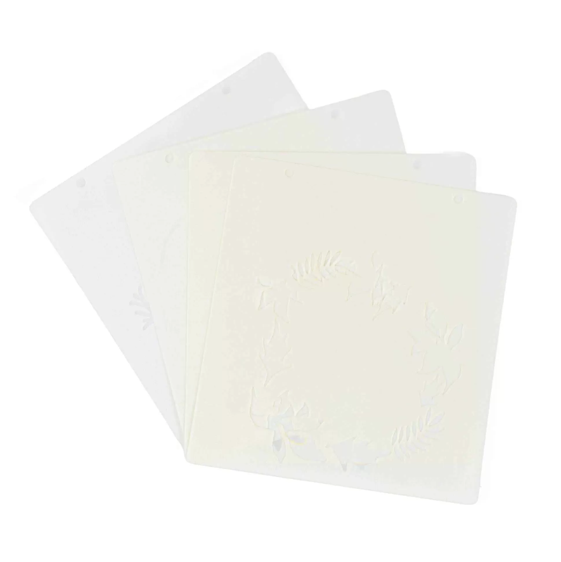 Sizzix Holly Wreath Layered Stencil Set 4 Pack-Hobbycraft Best Sale