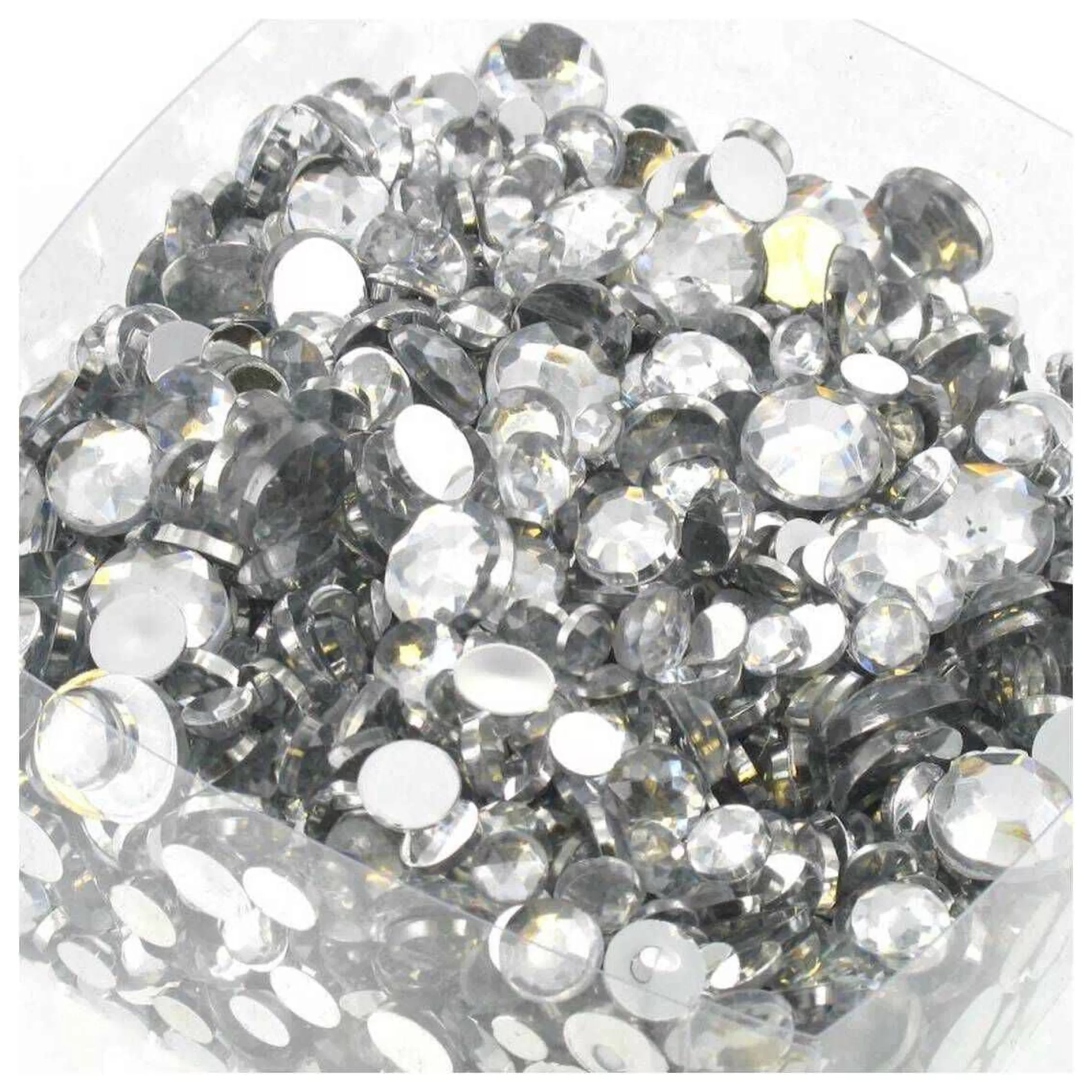 Small Round Crystal Acrylic Stones-Hobbycraft Sale