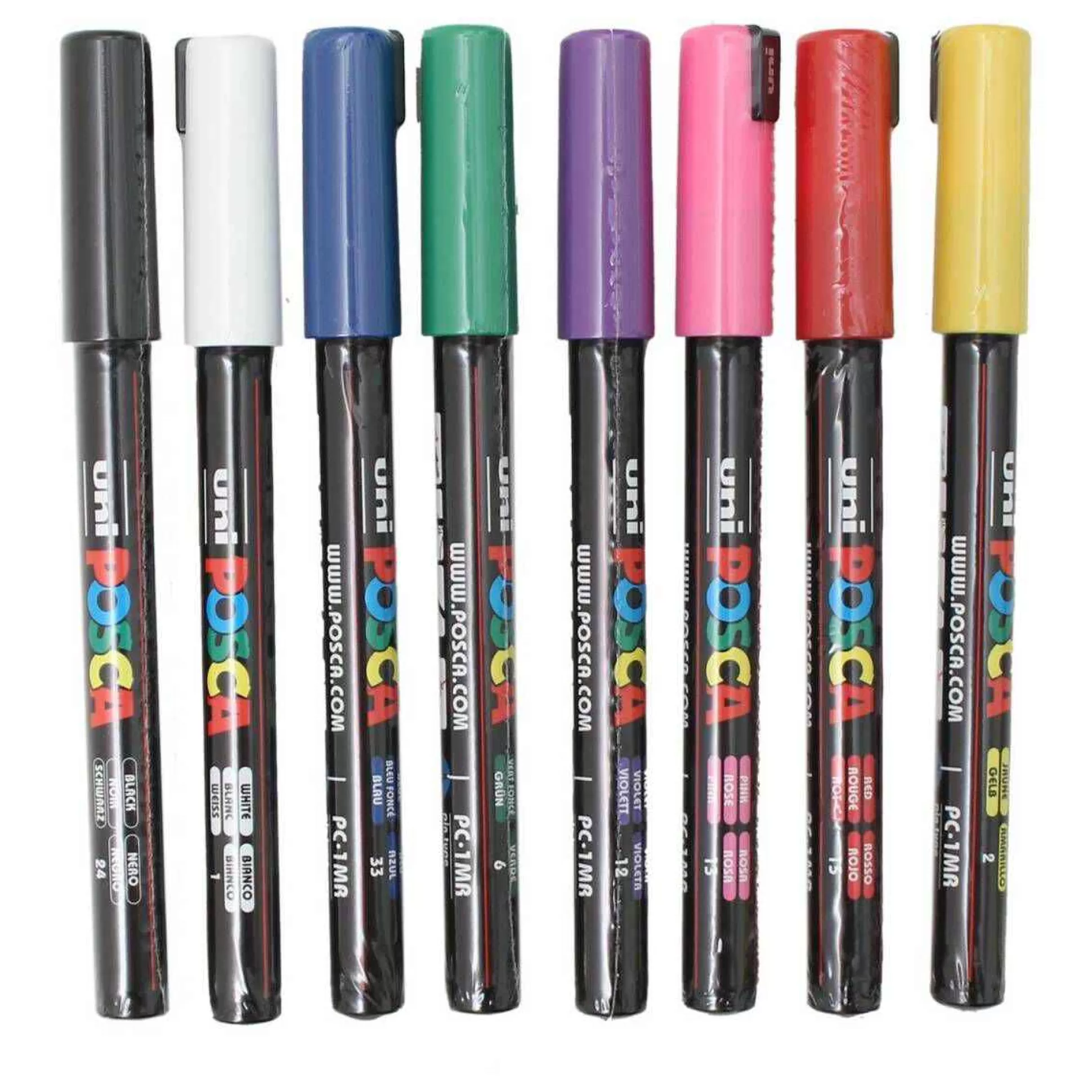 Uni-Ball Posca Pc 1Mr Marker Pens Starter Set 8 Pack-Hobbycraft Flash Sale