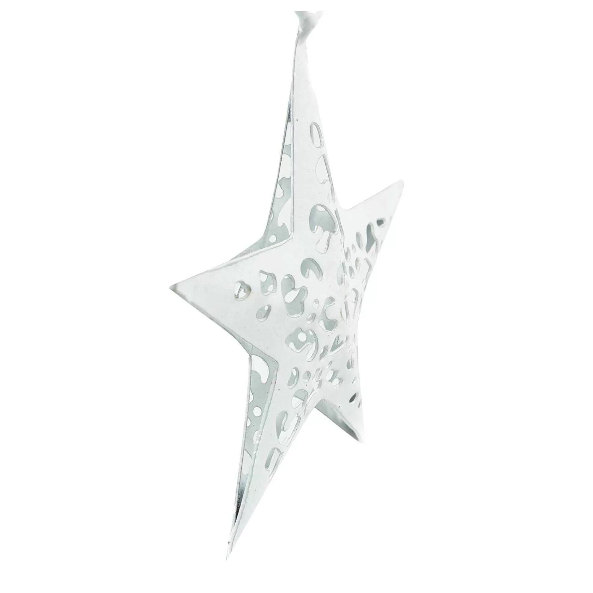 White 3D Star Decoration 9Cm-Hobbycraft Sale