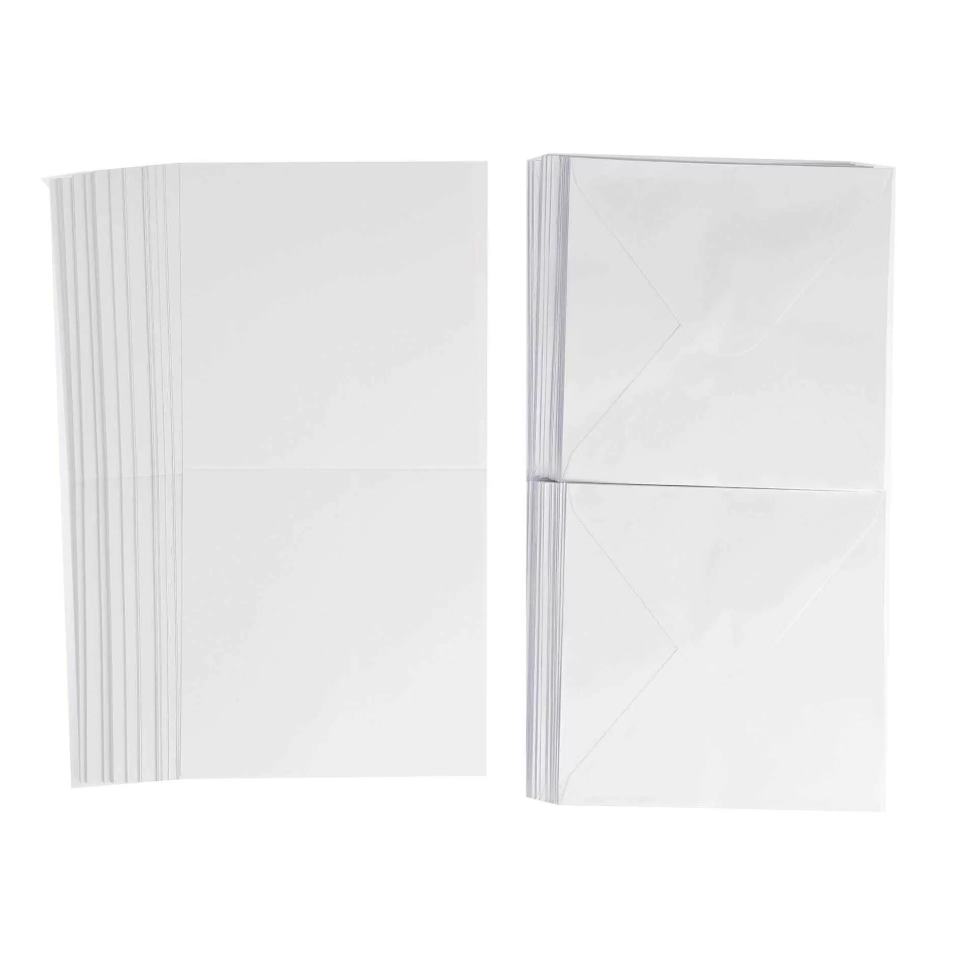White Cards And Envelopes 6 X 6 Inches 50 Pack-Hobbycraft Hot
