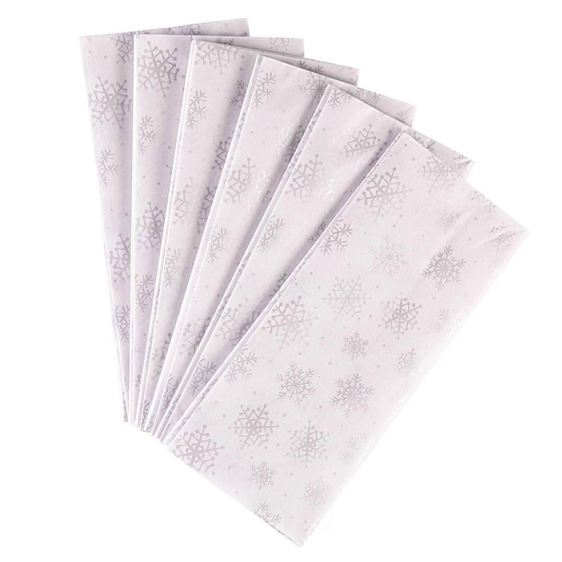 White Snowflake Tissue Paper 50Cm X 75Cm 6 Pack-Hobbycraft Cheap